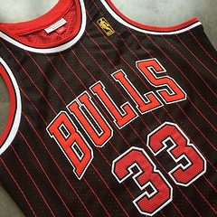 Chicago Bulls Pippen 33 Black MN