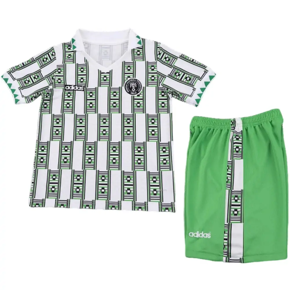 1994 Nigeria Away Retro Children's Jersey Set - Fans Edition