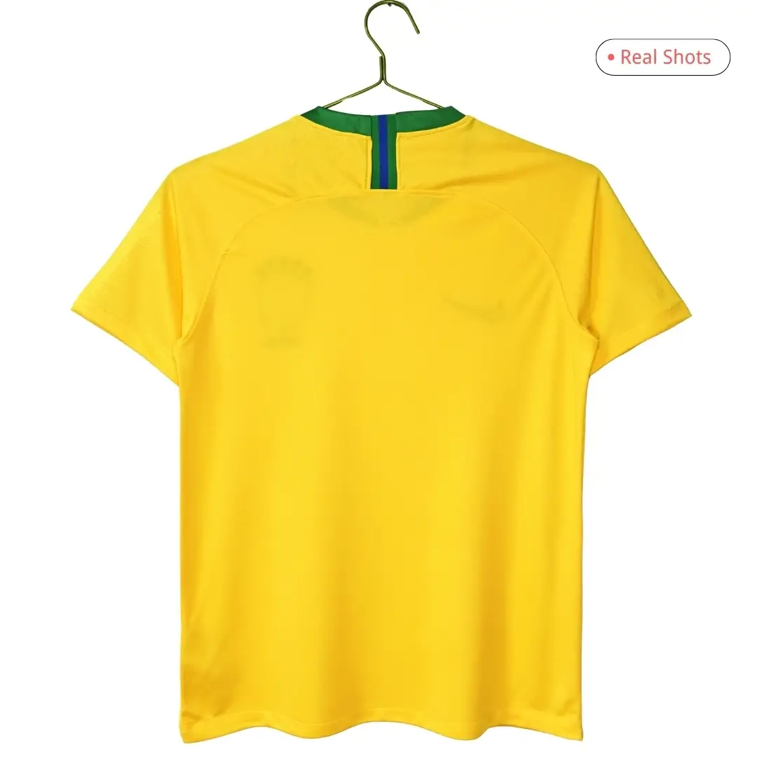 Brazil 2018 Home Retro Soccer Jersey