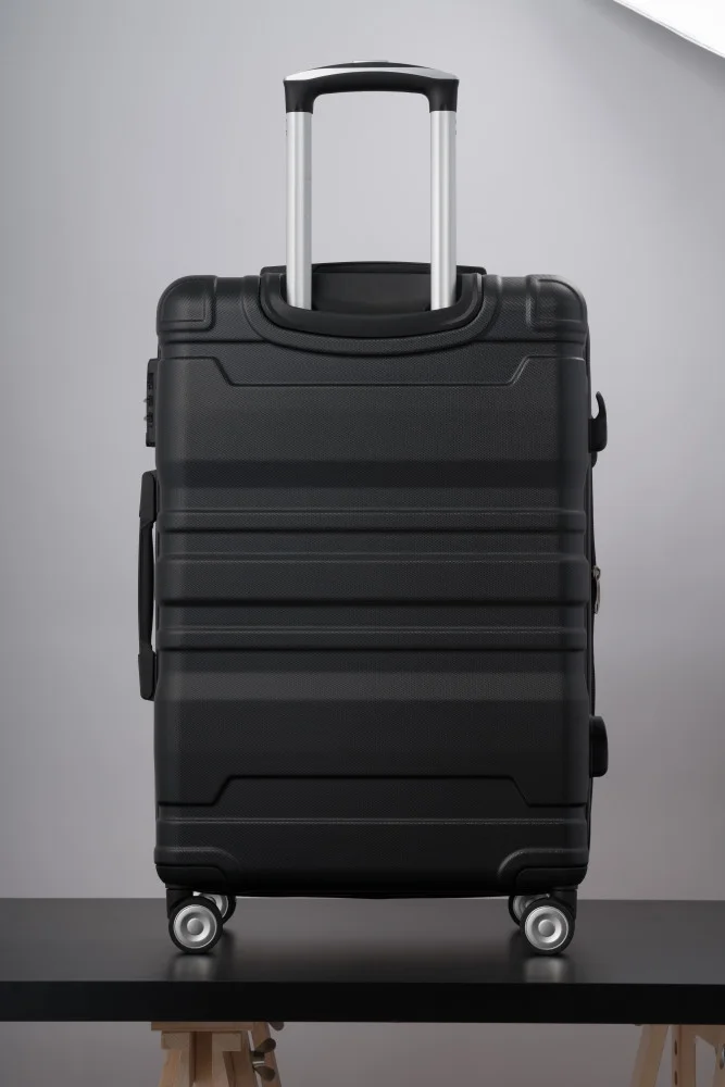 Luggage Suitcase 3 Piece Sets, New Model Expandable ABS Hardshell Luggage, Lightweight Carry-on Suitcase Sets with Spinner Wheels & TSA Lock, 20''/ 24''/ 28'', Blue Gray