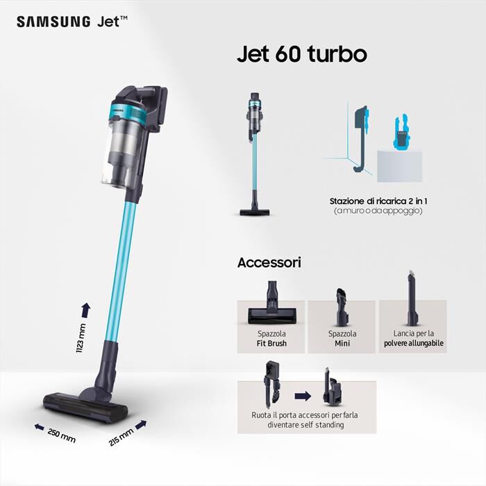 SAMSUNG - VS15A6031R1/ET JET 60 TURBO-MINT