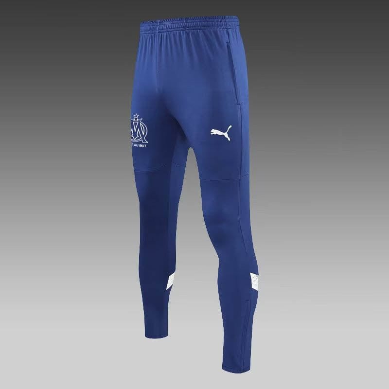 2022/2023 Olympique de Marseille Half-Pull Training Suit White Football Jersey