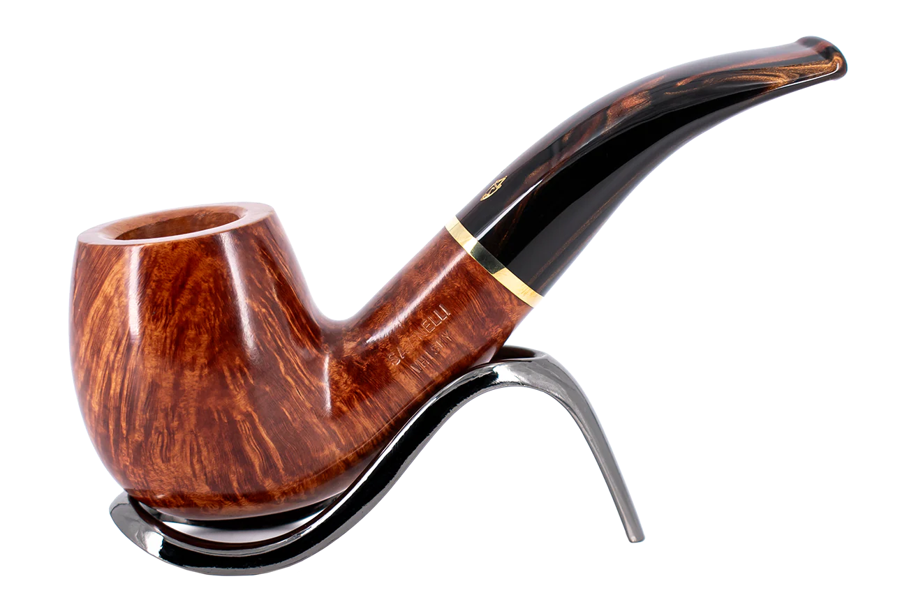 Savinelli Whiskey Natural Smooth 616KS - 6mm Briar Pipe