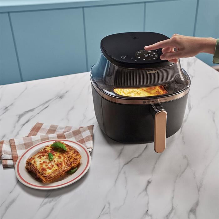 PHILIPS - Friggitrice aria AIRFRYER SERIE 3000 6.2L NA332/00-Nero