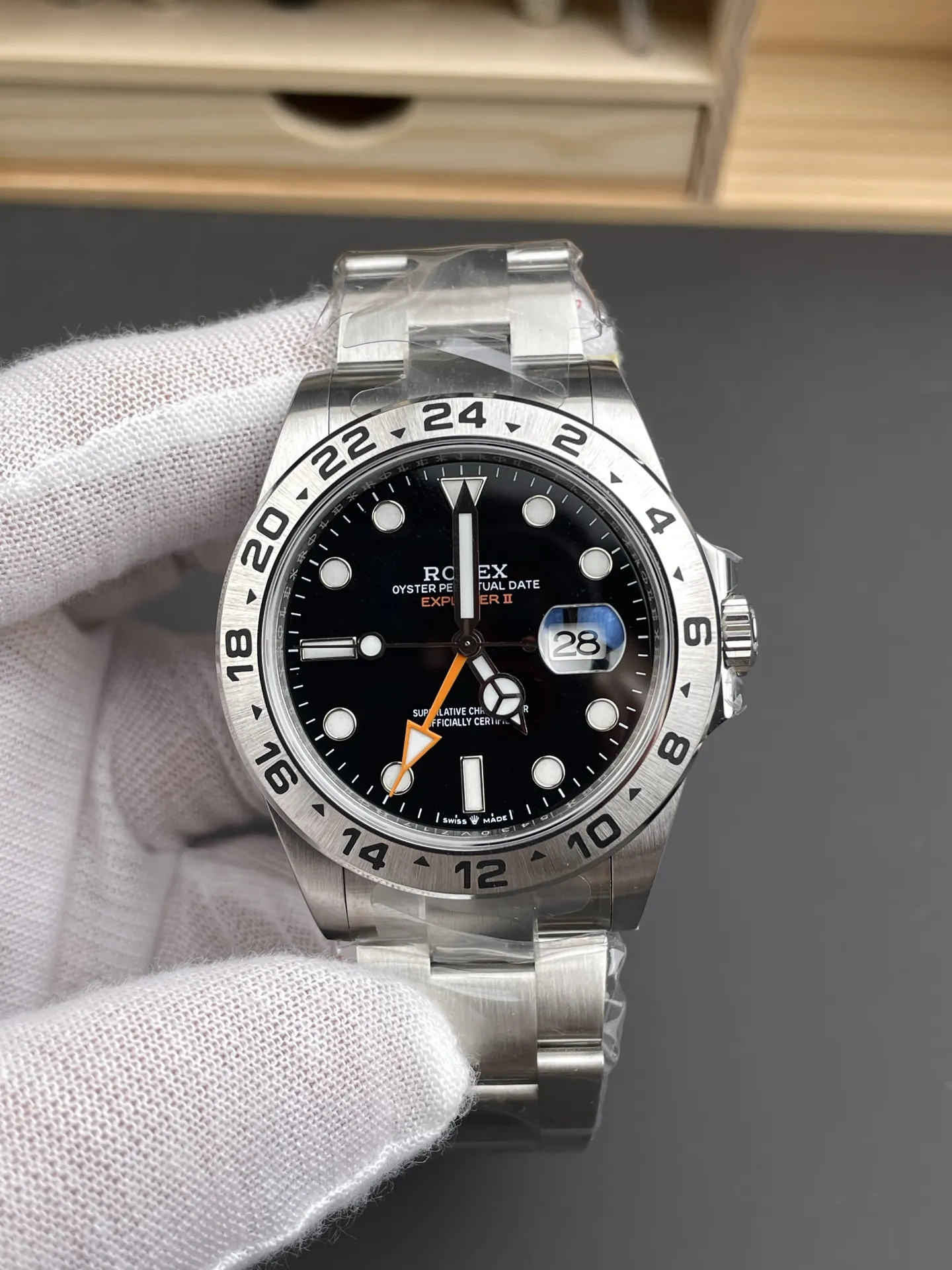 Rolex Explorer II Black Dial 42mm