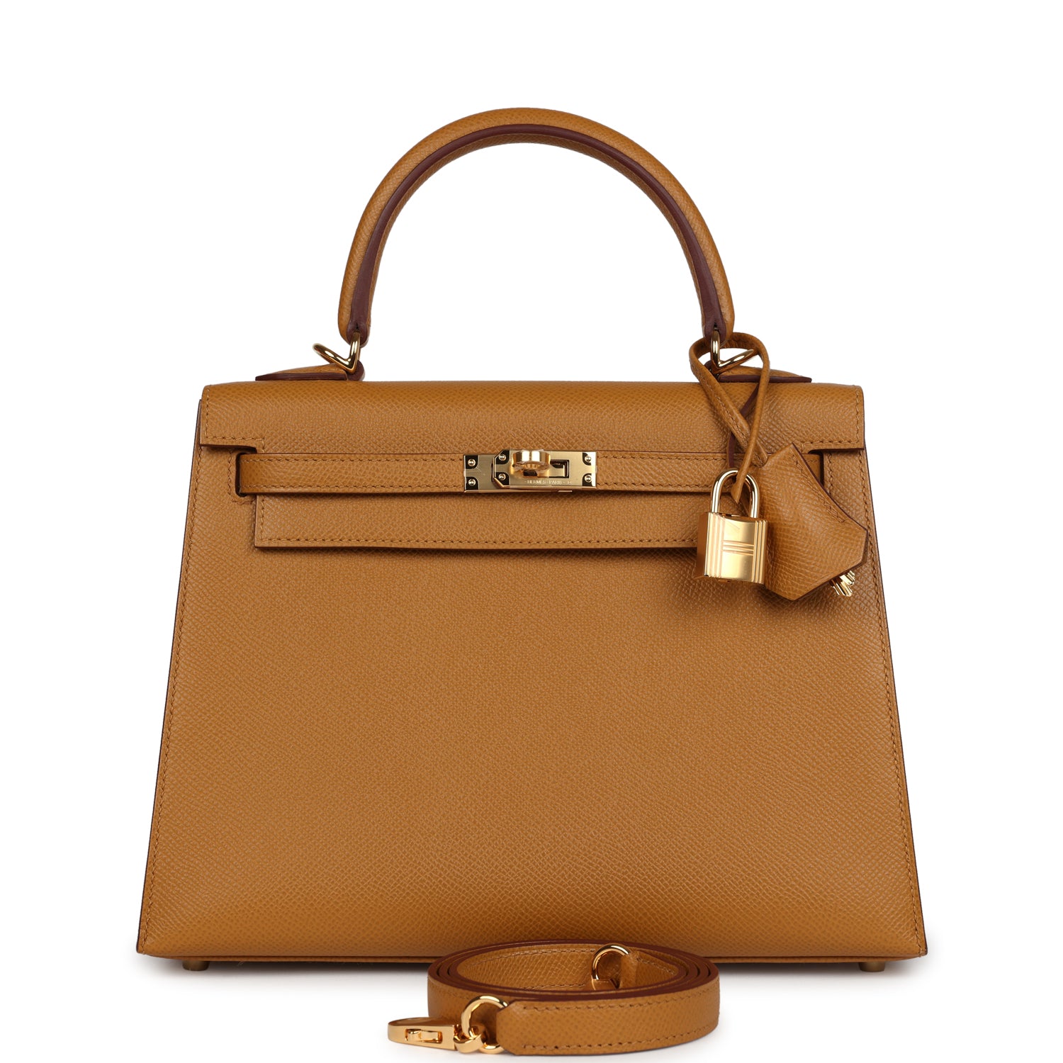 Kelly Sellier 25 Sesame Epsom Gold Hardware