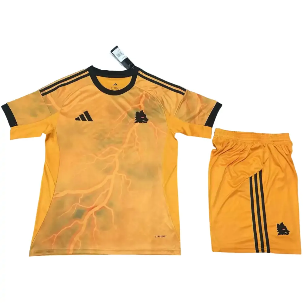 2025-26 Roma Away Jersey - Fans Edition Adult Set