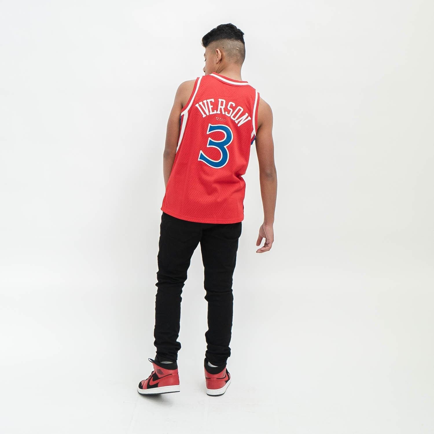 Allen Iverson Philadelphia 76ers HWC Youth NBA Swingman Jersey