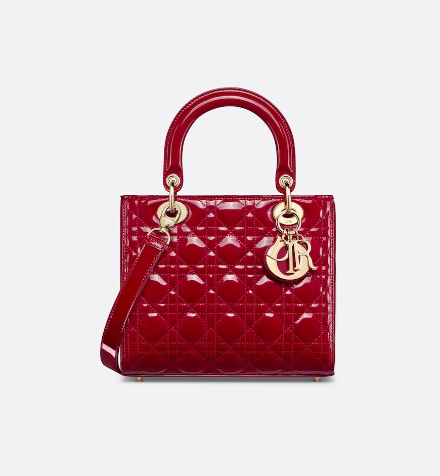 Medium Lady Bag HandBags- patent leather