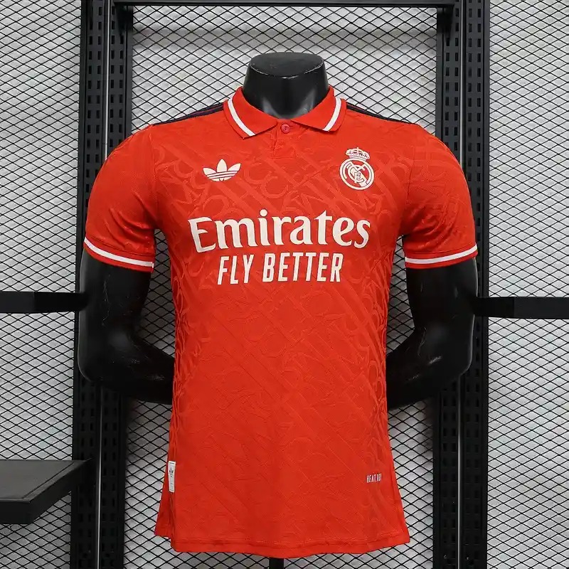 2024/2025 Player Version Real Madrid Special Edition Red Football Shirt 1:1 Thai Quality
