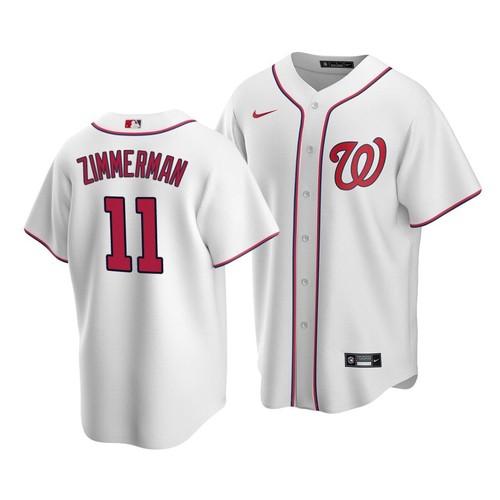 Mens Washington Nationals Ryan Zimmerman Cool Base Replica Jersey White