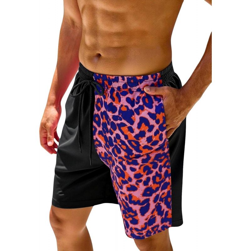Men's Leopard Swim Trunks