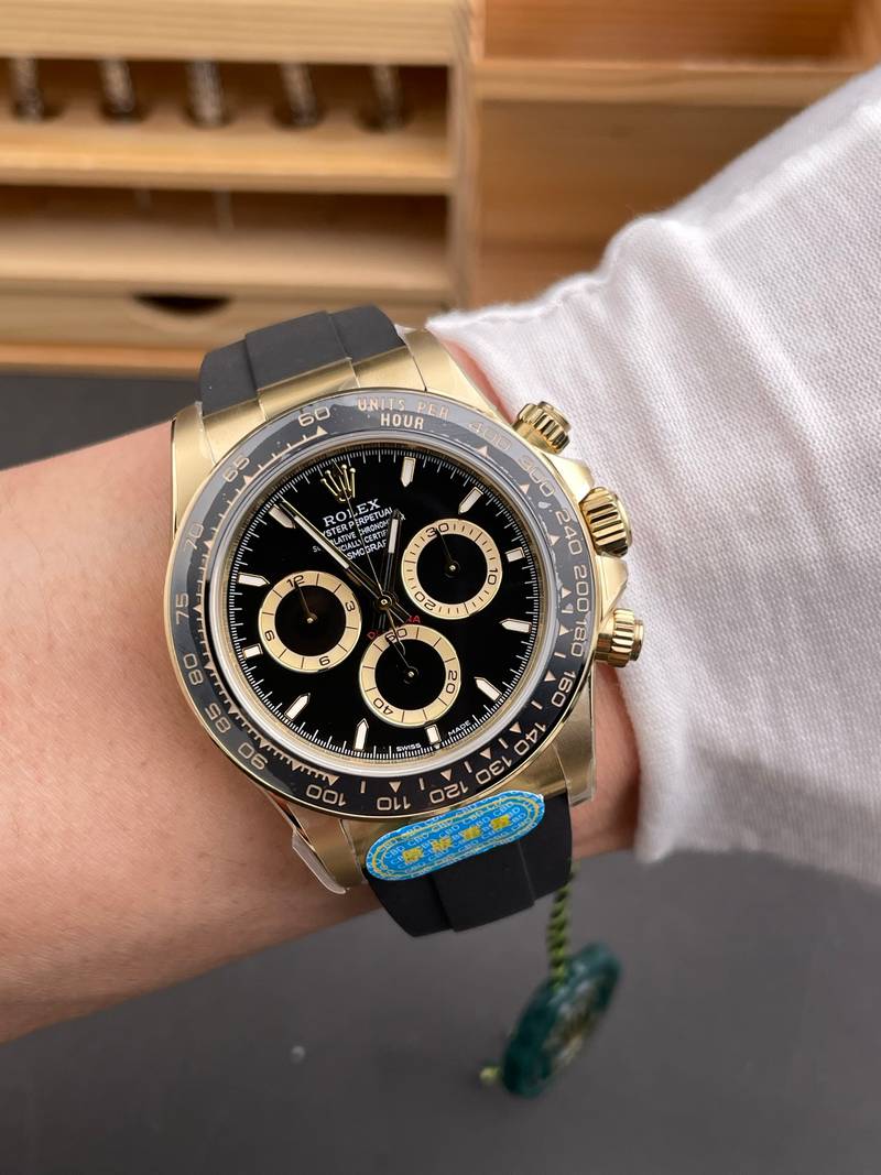 Rolex Daytona Black Vader Gold Rubber