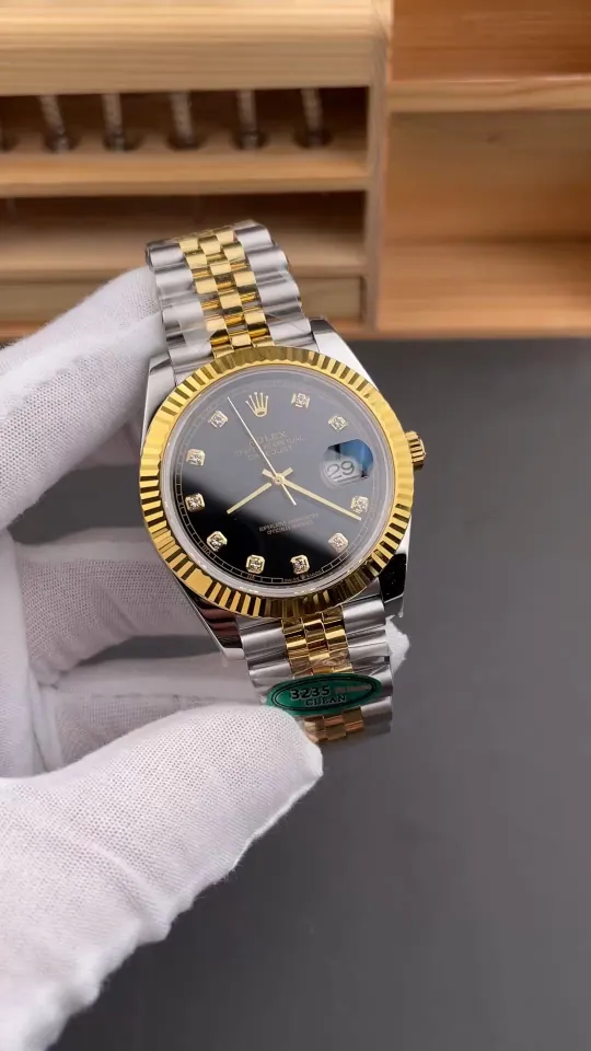 Rolex Datejust Two-Tone Black 41mm