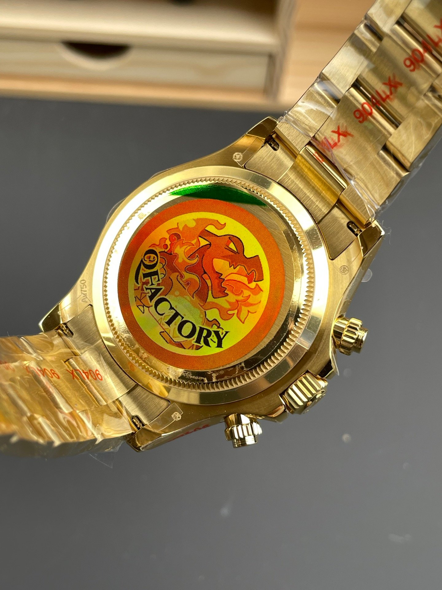 Rolex Daytona Full Gold Black Diamond