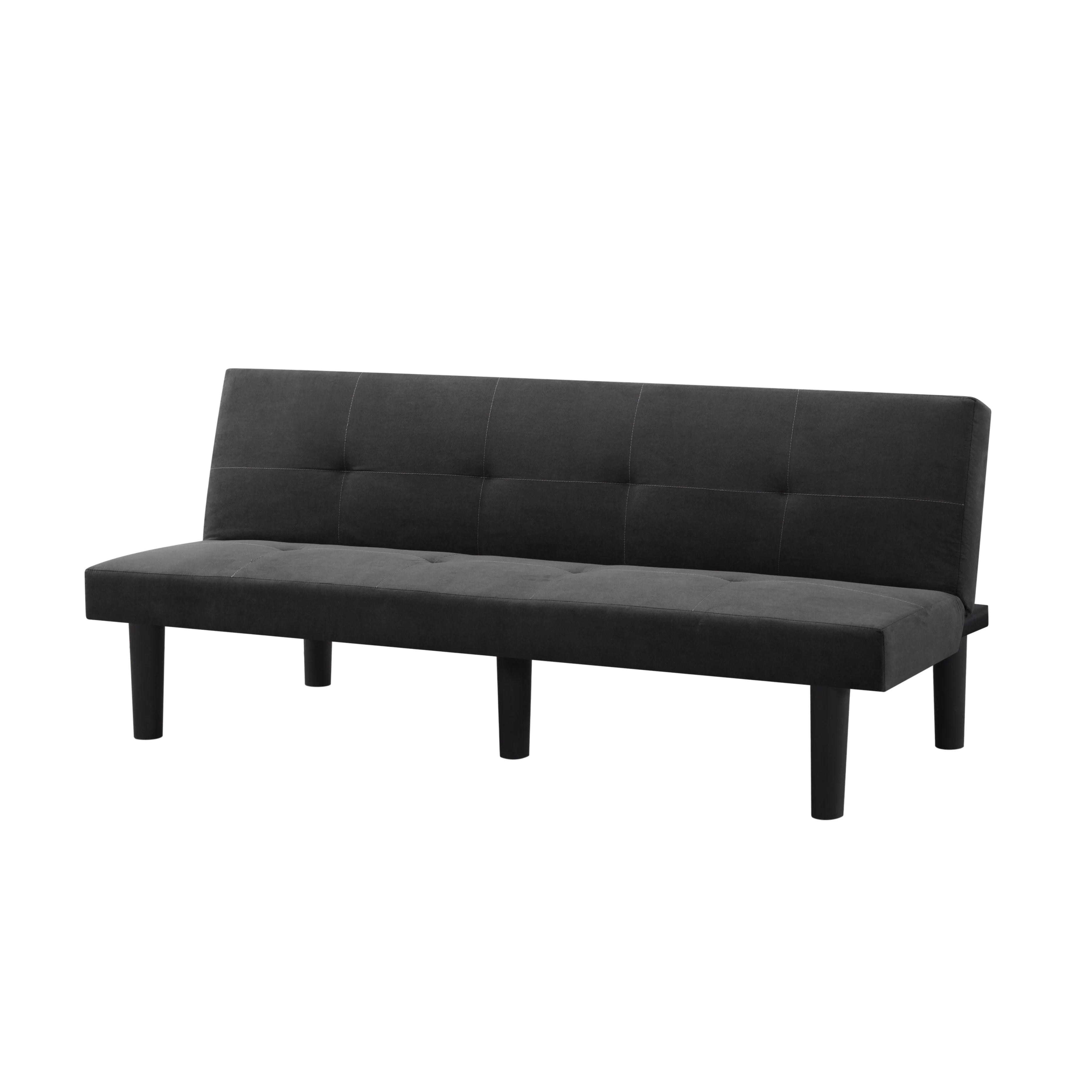 Modern Faux Suede Futon Sofa Bed,70