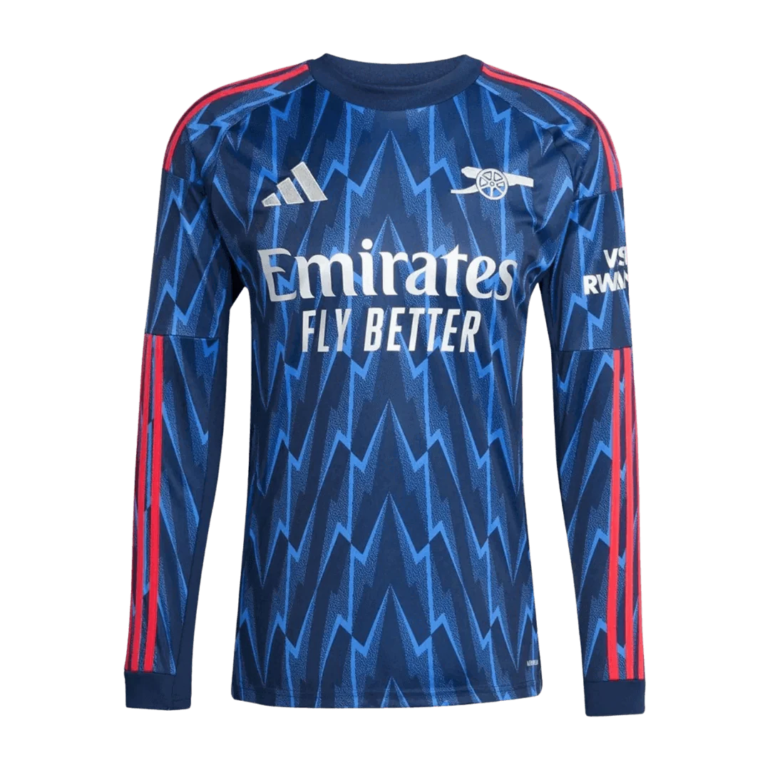Arsenal Away Long Sleeve Soccer Jersey 2025/26