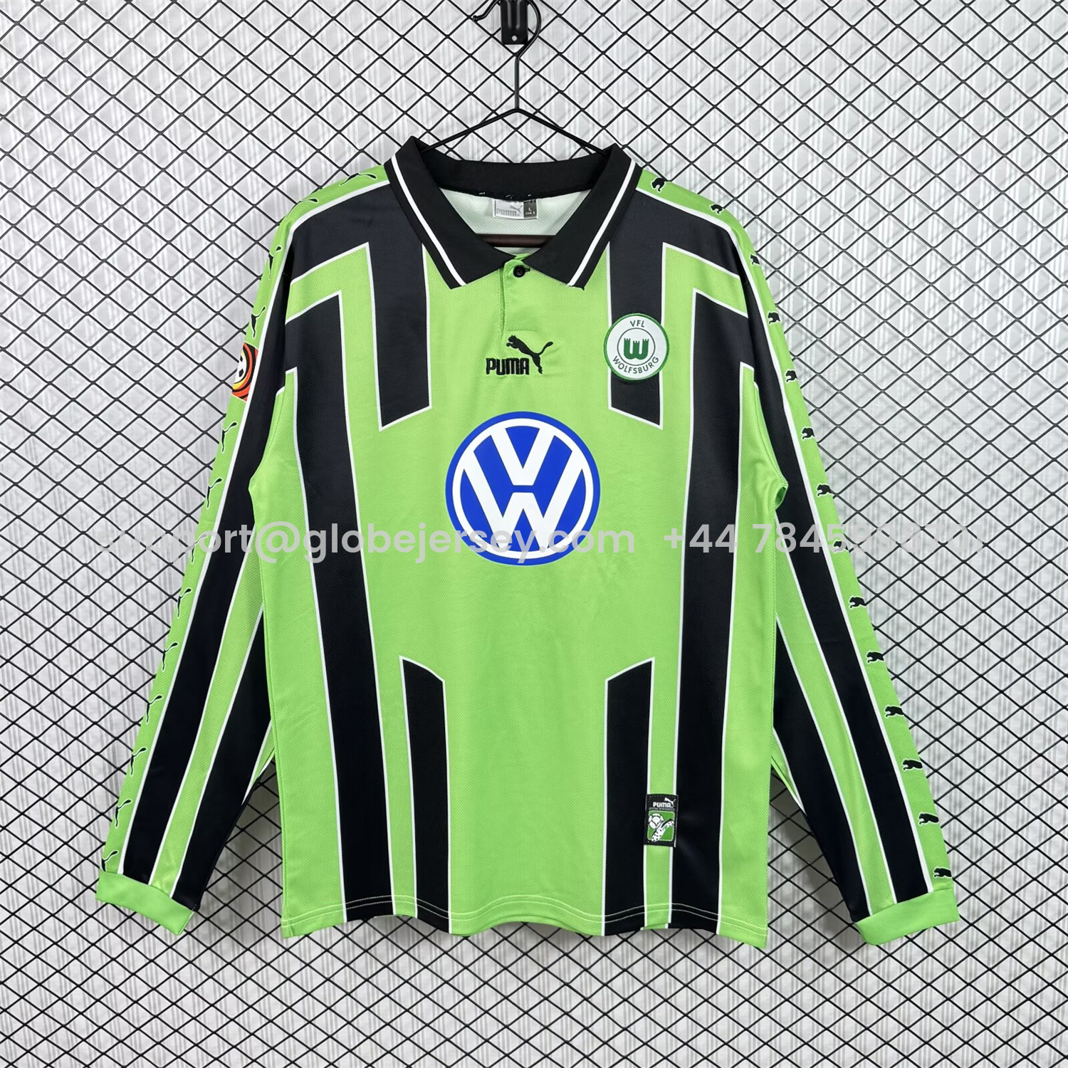 Retro Wolfsburg 1999-00 Away Long Sleeves Jersey