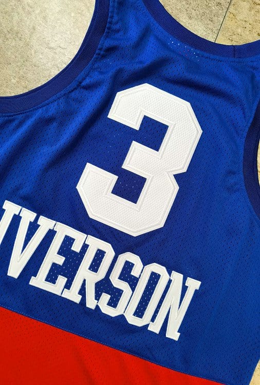 Allen Iverson Philadelphia 76ers Throwback Jersey