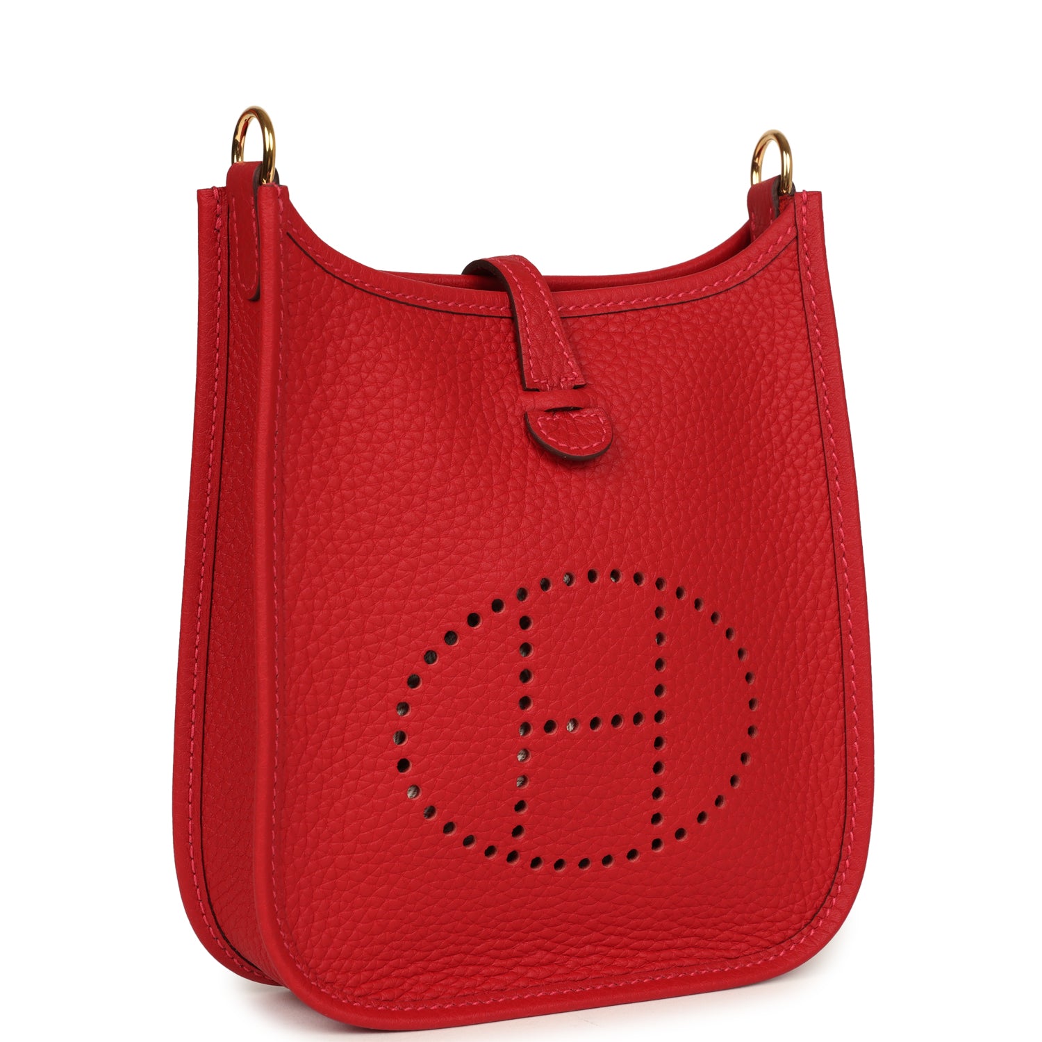 Evelyne TPM Vermillion Clemence Gold Hardware