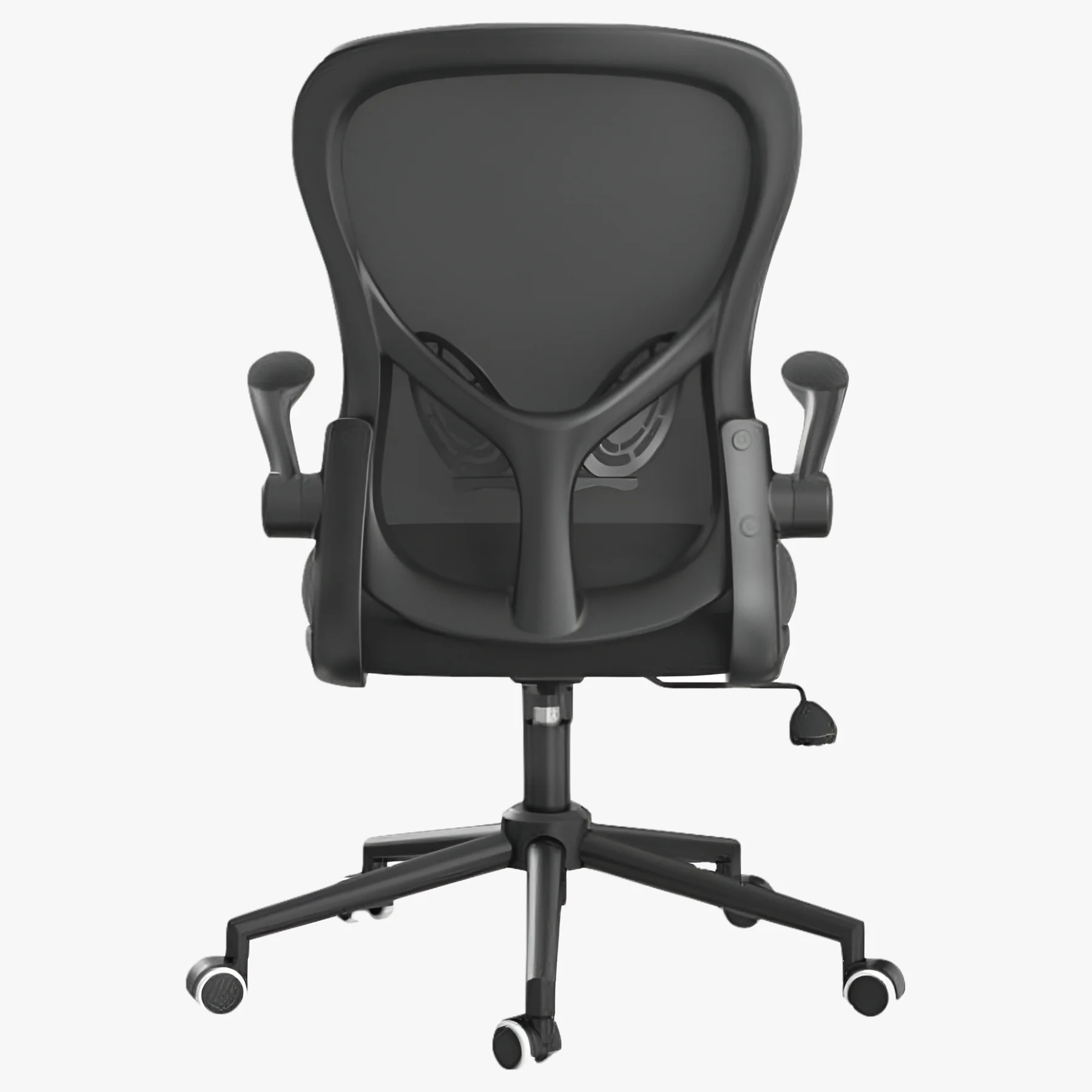 Hbada Office Chair, Ergonomic Desk Chair, Computer Mesh Chair with Lumbar Support and Flip-up Arms, Gray