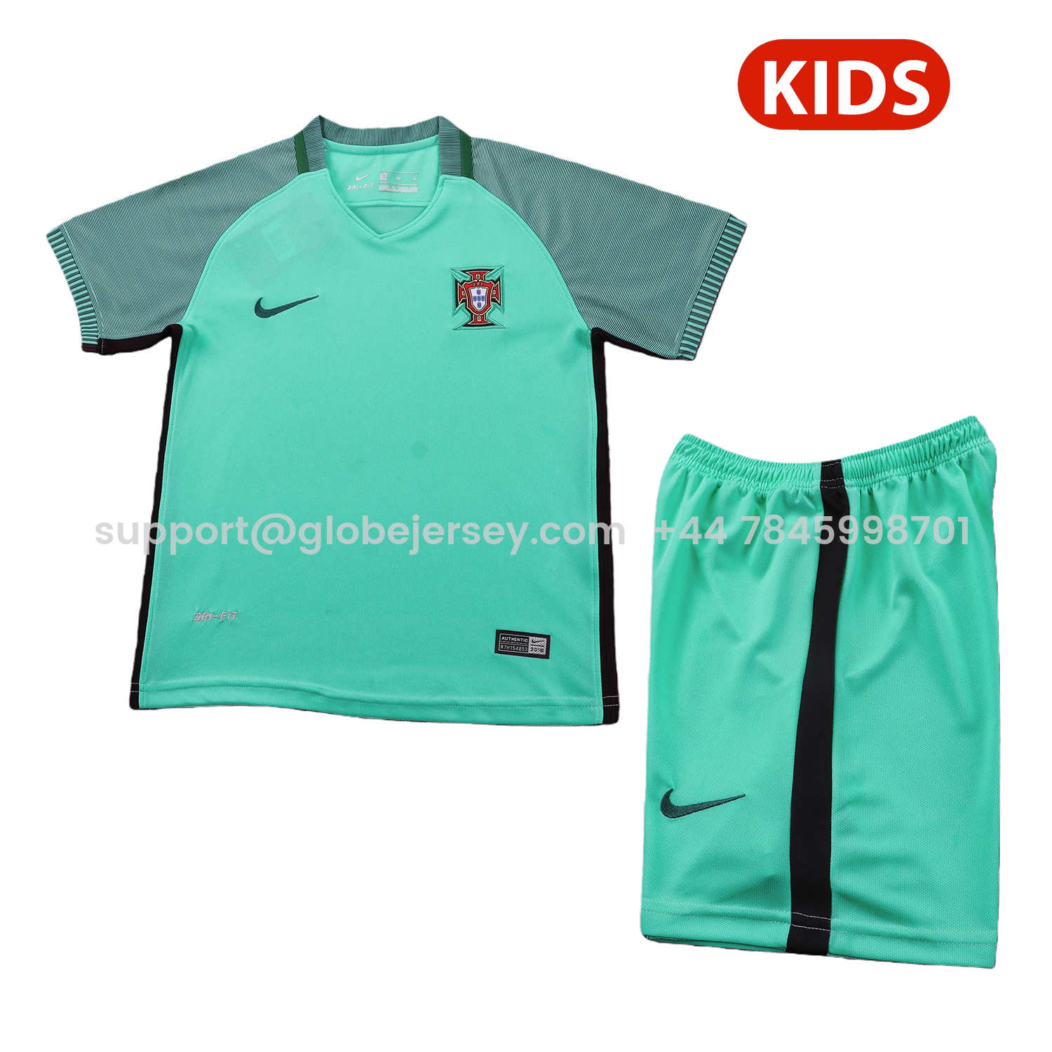 Retro Portugal 2016 Away Kids Kit