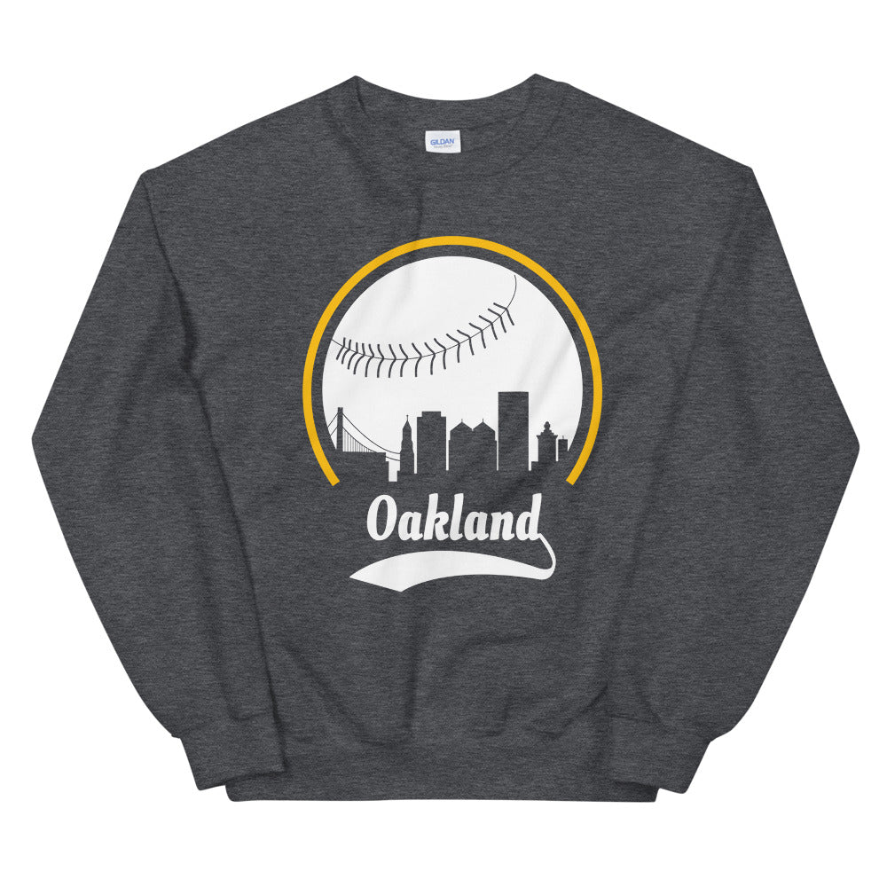 Unisex Oakland Athletics Baseball Crewneck Sweatshirt