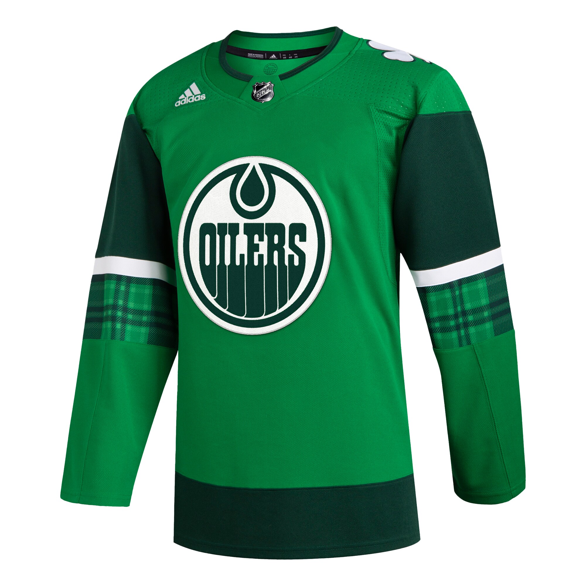 Edmonton Oilers  2023 St. Patrick’s Day Primegreen  Jersey – Kelly Green