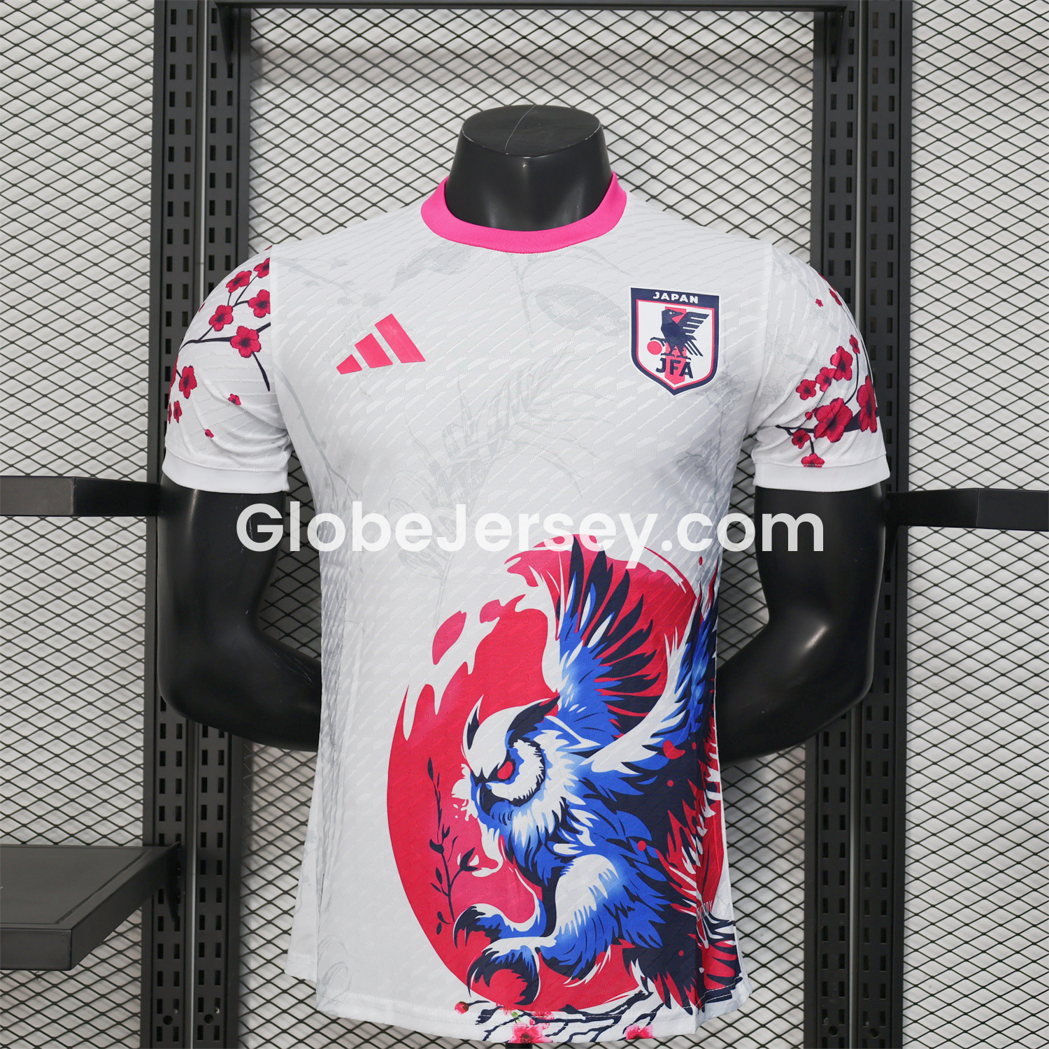 Japan 25-26 Blue Owl White Special Jersey - Player Version