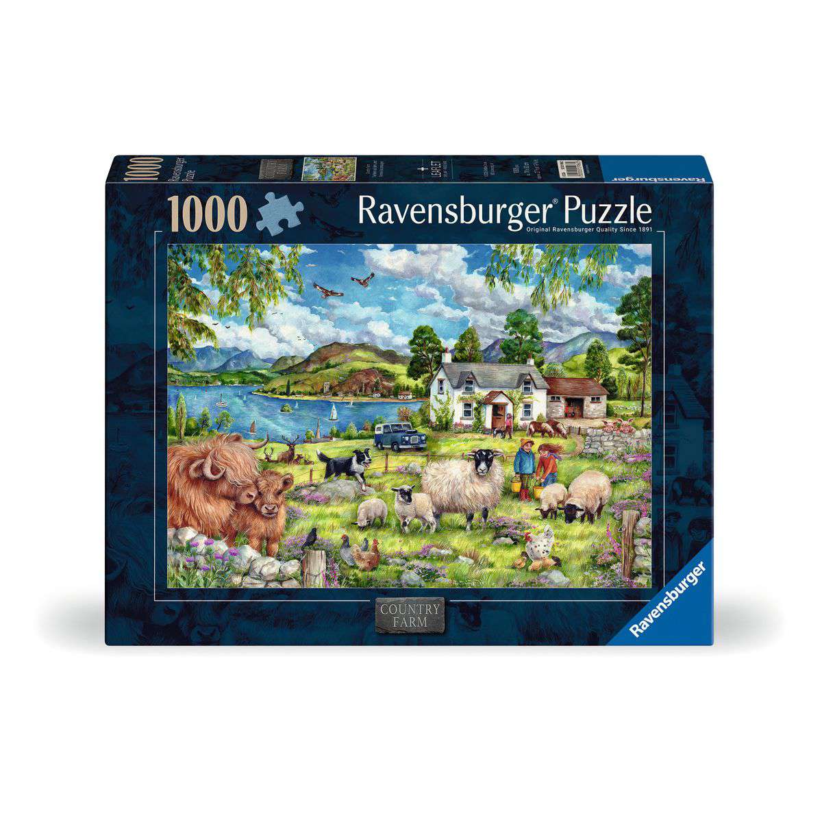 Country Farm - 1000 Piece Jigsaw Puzzle (Ravensburger)