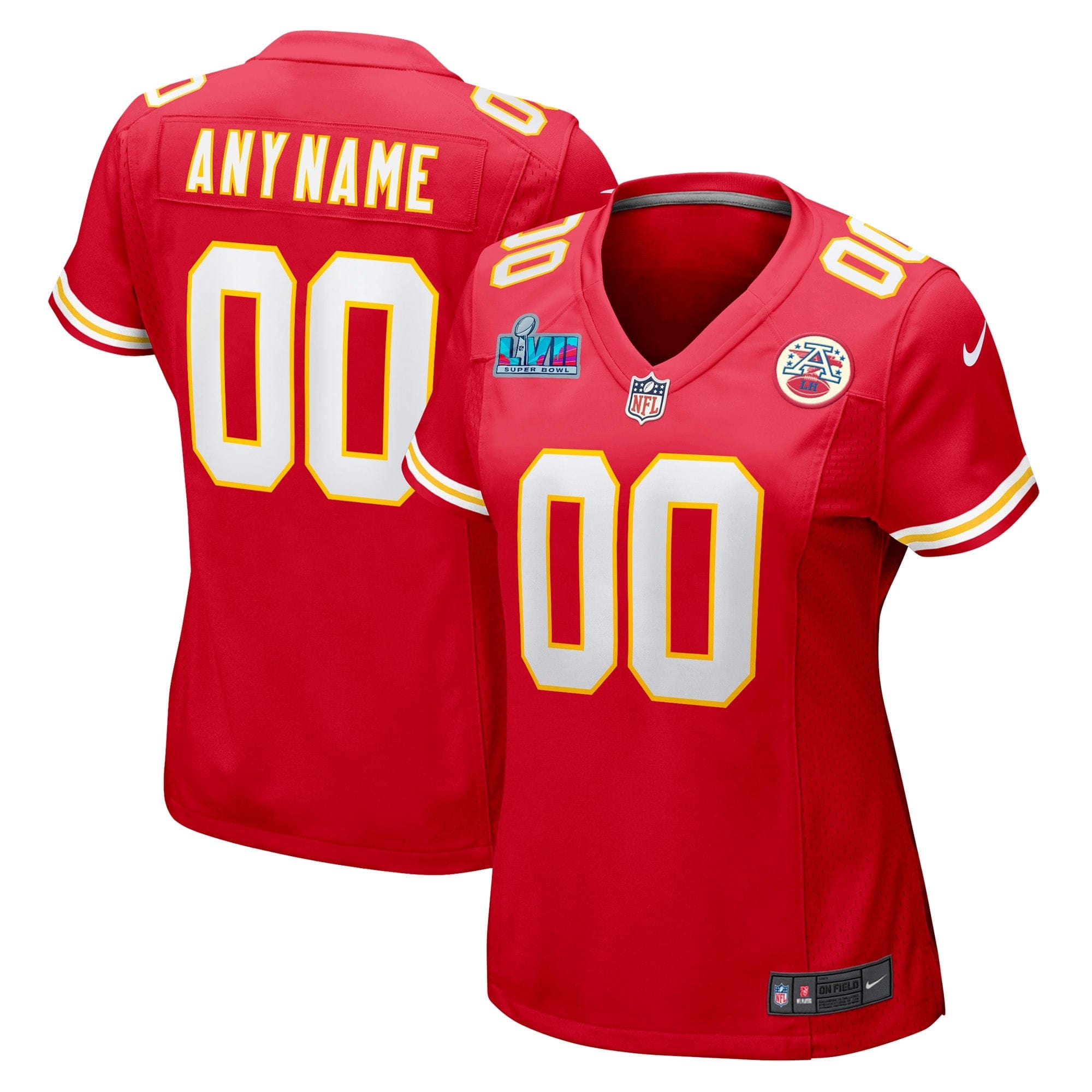 Kansas City Chiefs Nike Women's Super Bowl LVII Game Custom Jersey - Red