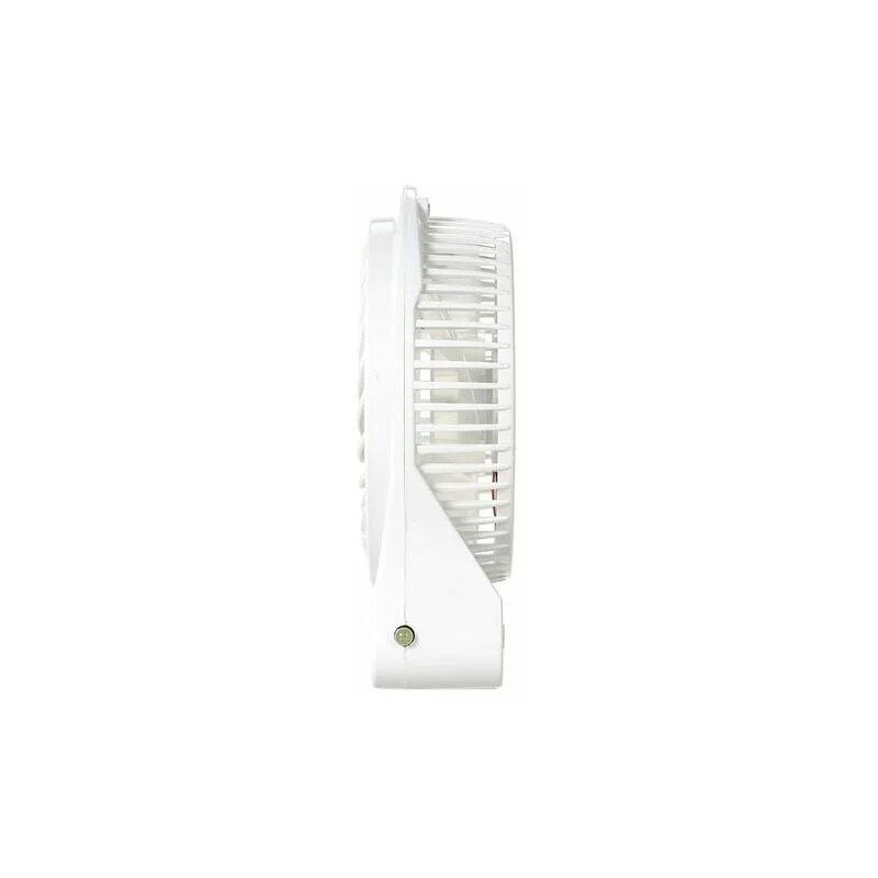 CHXIN Portable Rechargeable LED Light Fan Mini Desktop USB Charging Air Cooler 3 Mode Speed Regulation LED Lighting Function Cooling (White)