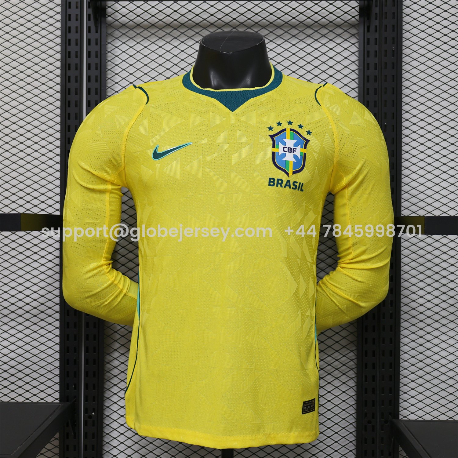 Brazil 2026 Home Long Sleeves Jersey - Player Version