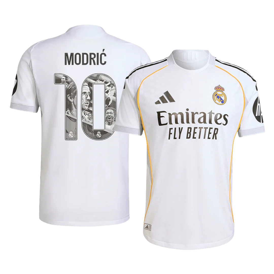 MODRIĆ Special #10 Player Version Real Madrid Home Soccer Jersey 2025/26 White