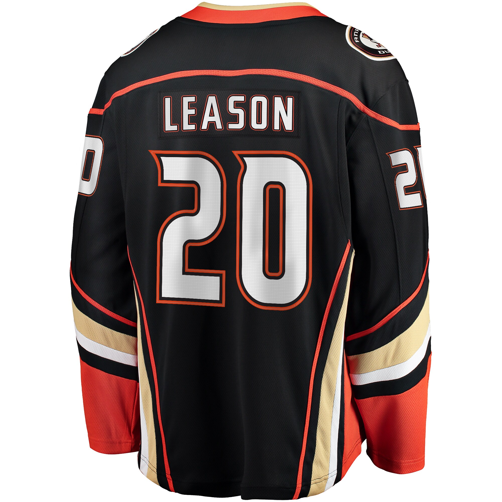 Brett Leason Anaheim Ducks Fanatics Home Premier Breakaway  Jersey – Black