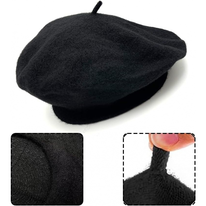 Classic French Beret Hat 10.6 Inch Width Winter