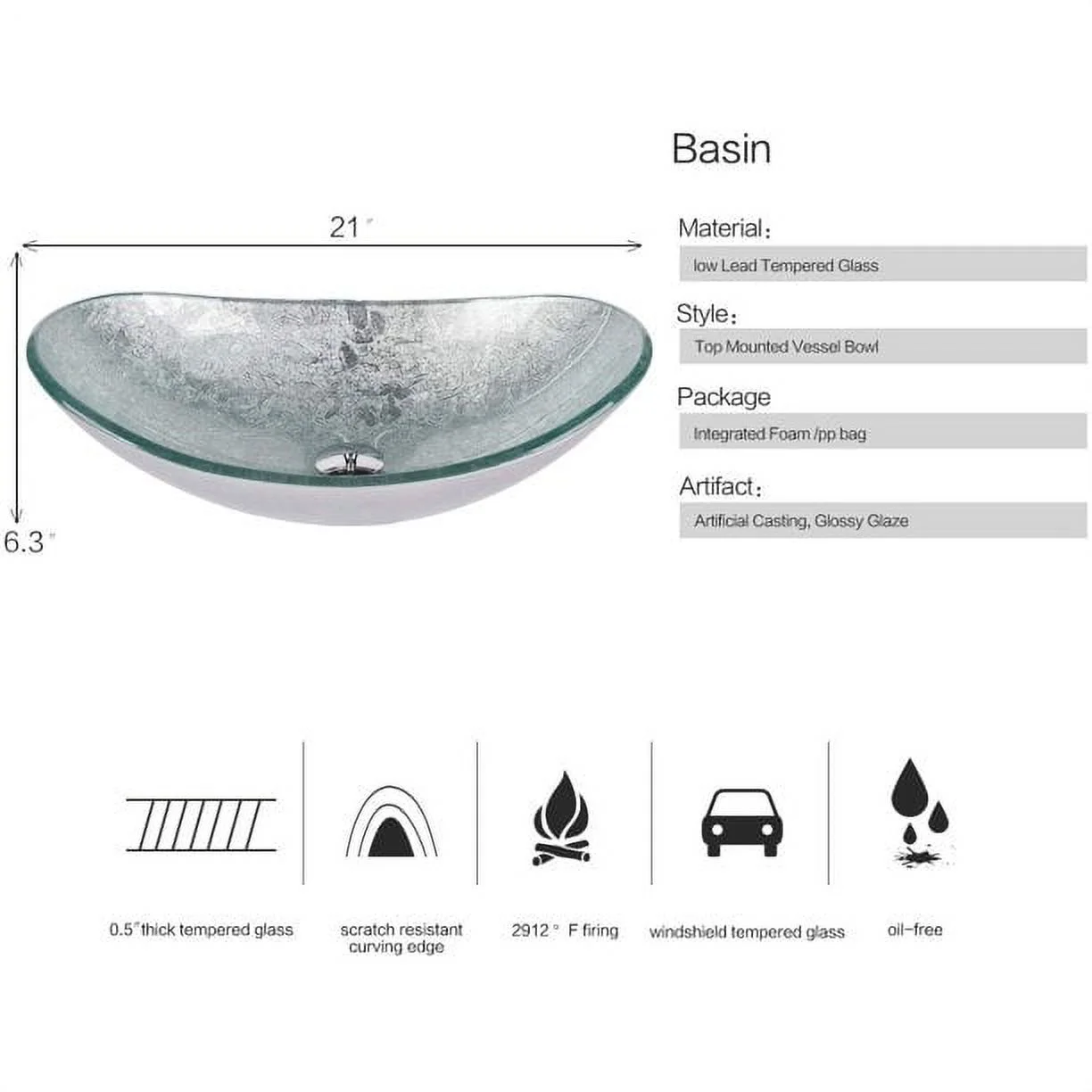 PULUOMIS Vessel Sink and Faucet Combo Bath Sinks with Mounting Ring and Pop Up Drain Round Bowl Basin Brown