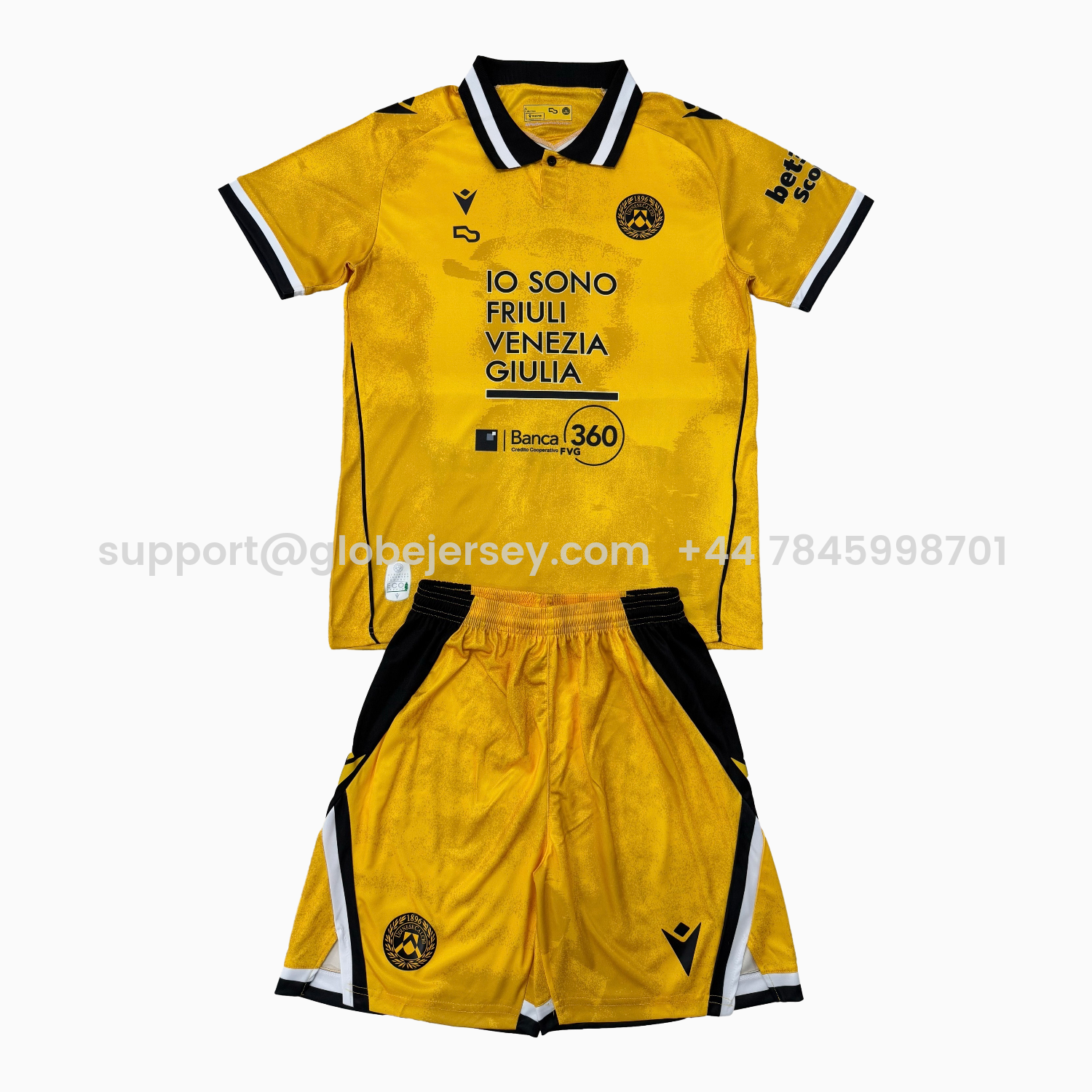 Udinese 25-26 Third Men's Adult Jersey Set - Fans Version