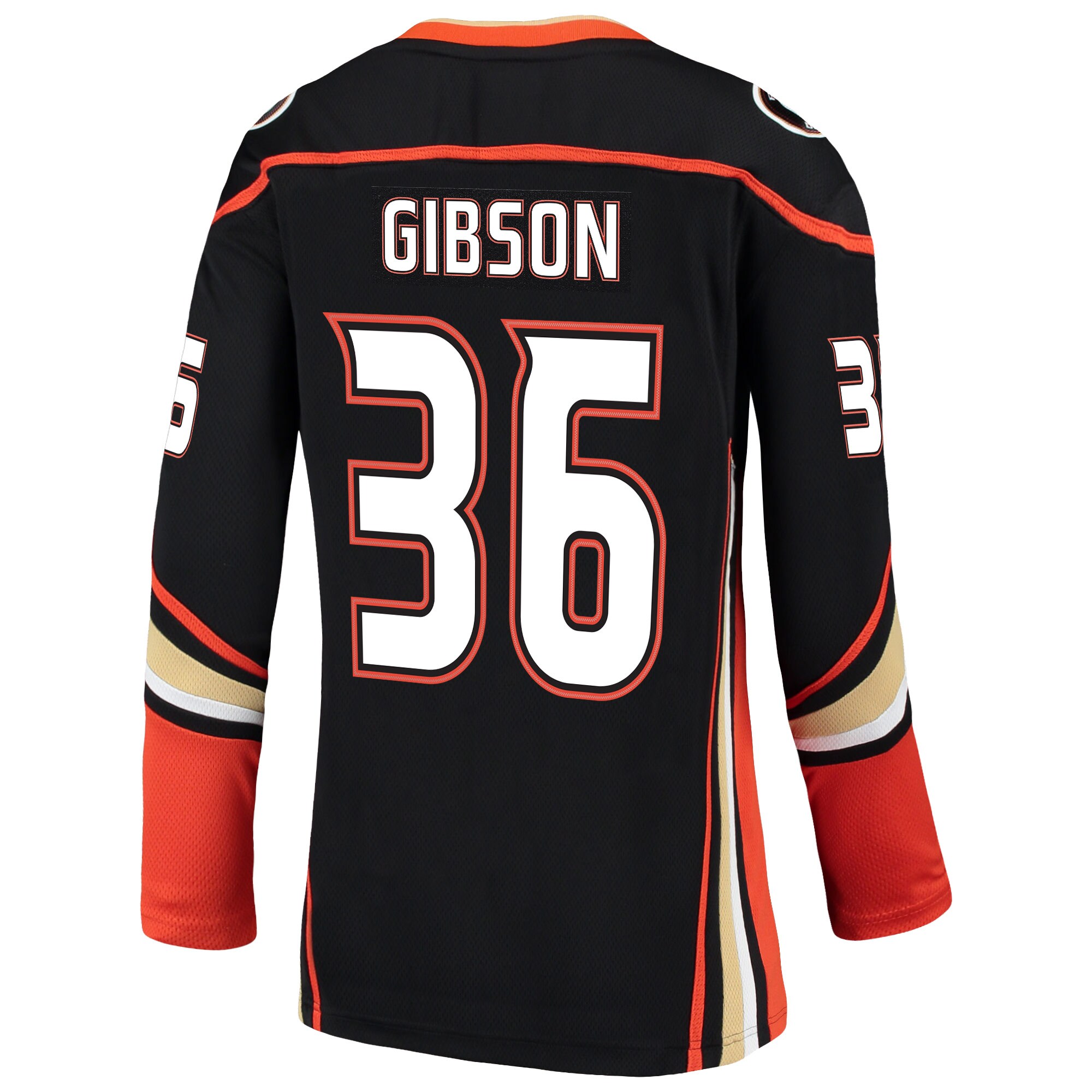 John Gibson Anaheim Ducks Fanatics Women’s Breakaway Jersey – Black