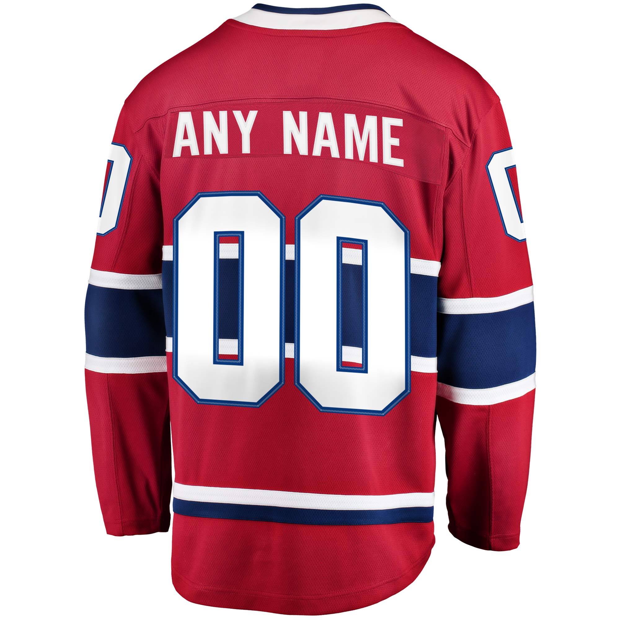 Montreal Canadiens Fanatics Home Breakaway Custom Jersey – Red