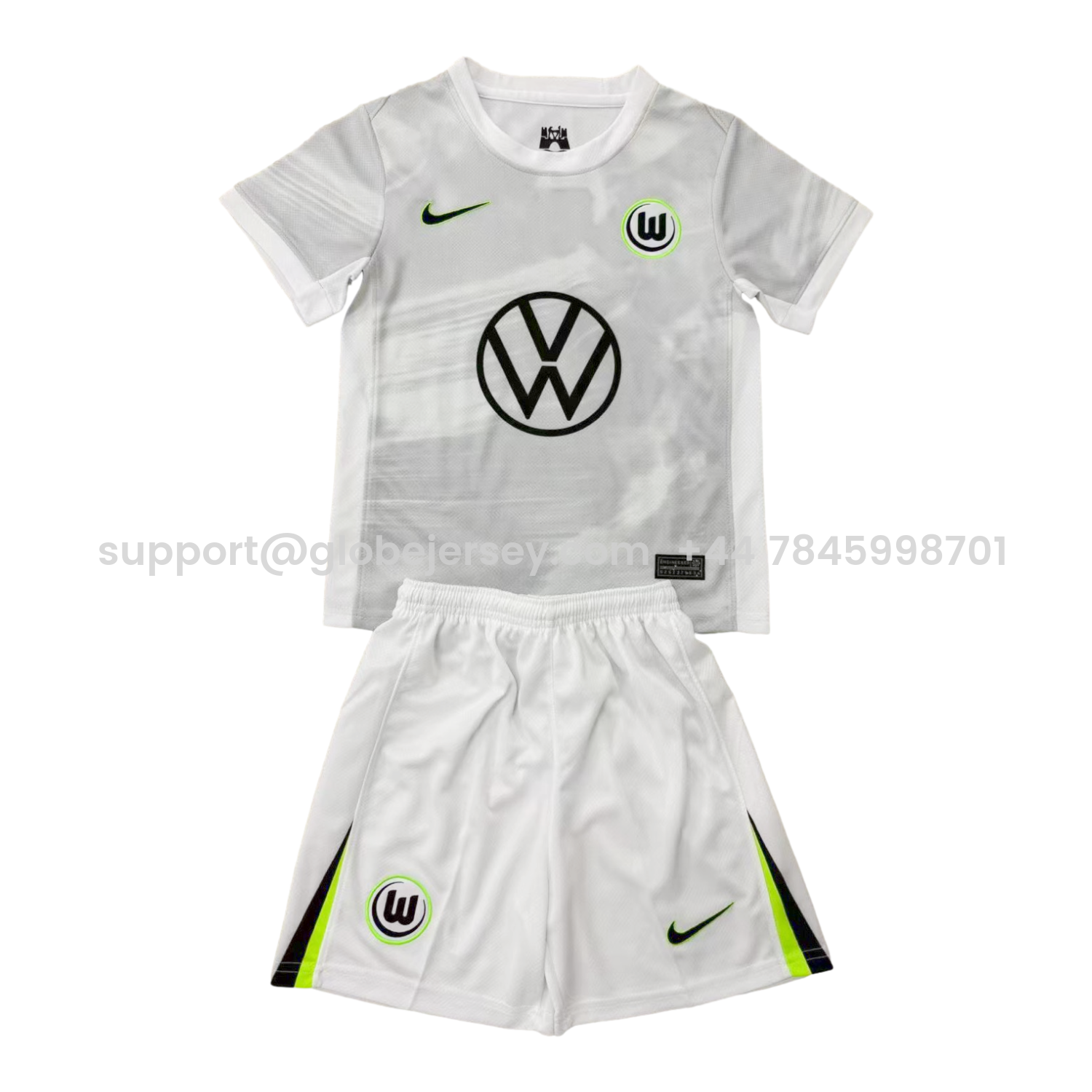 Wolfsburg 25-26 Away Men's Adult Jersey Set - Fans Version