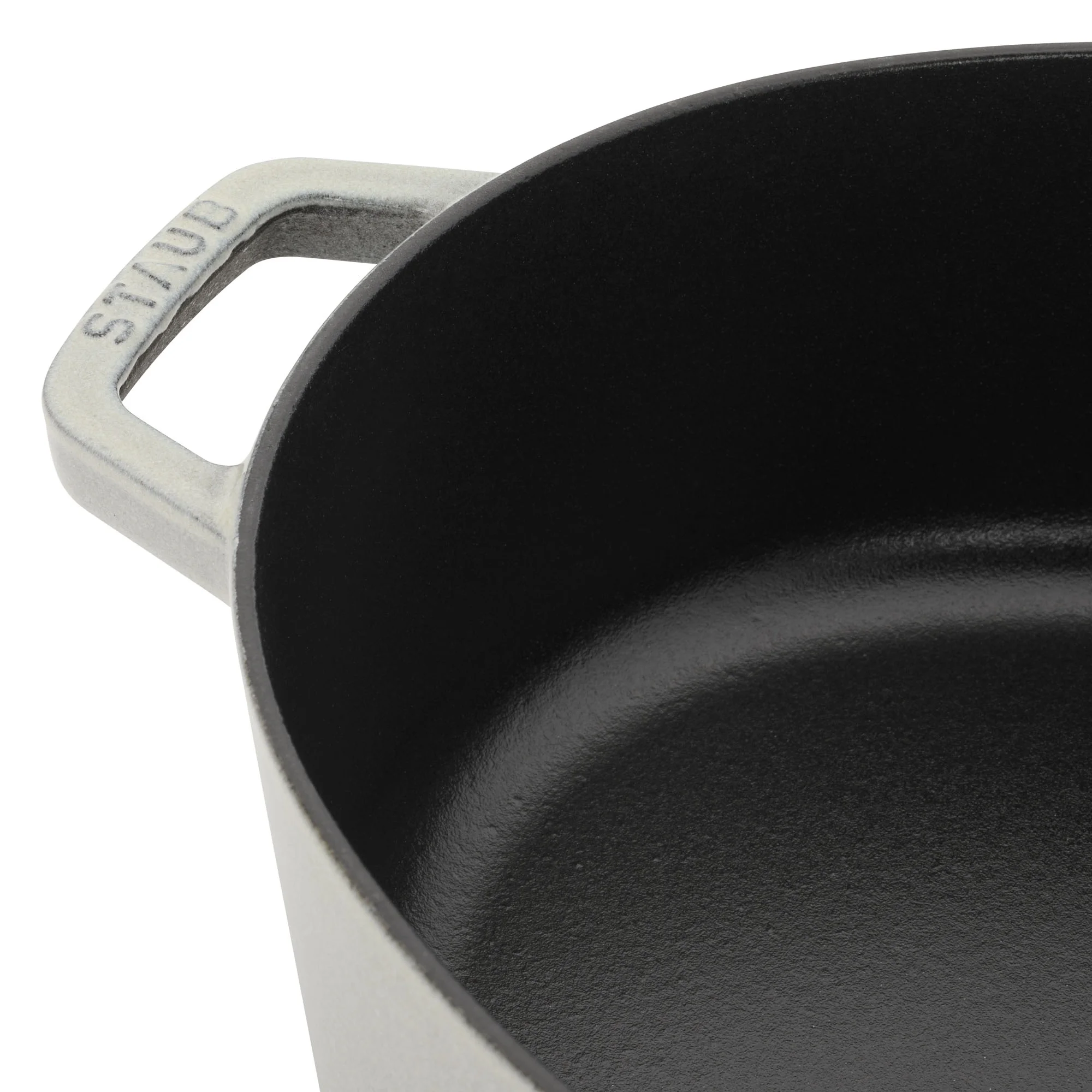 Staub Cast Iron 6.25-qt Shallow Oval Dutch Oven - Citron