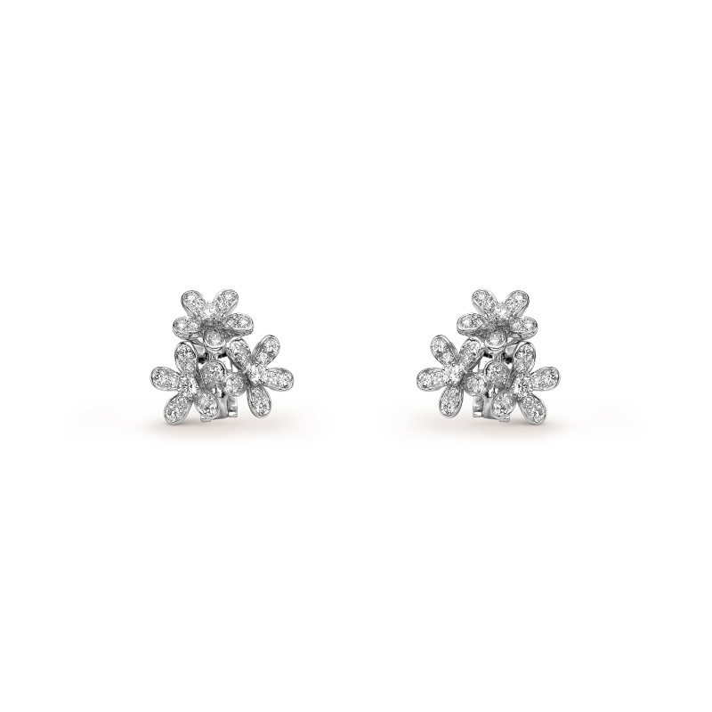 Socrate earrings, 3 flowers