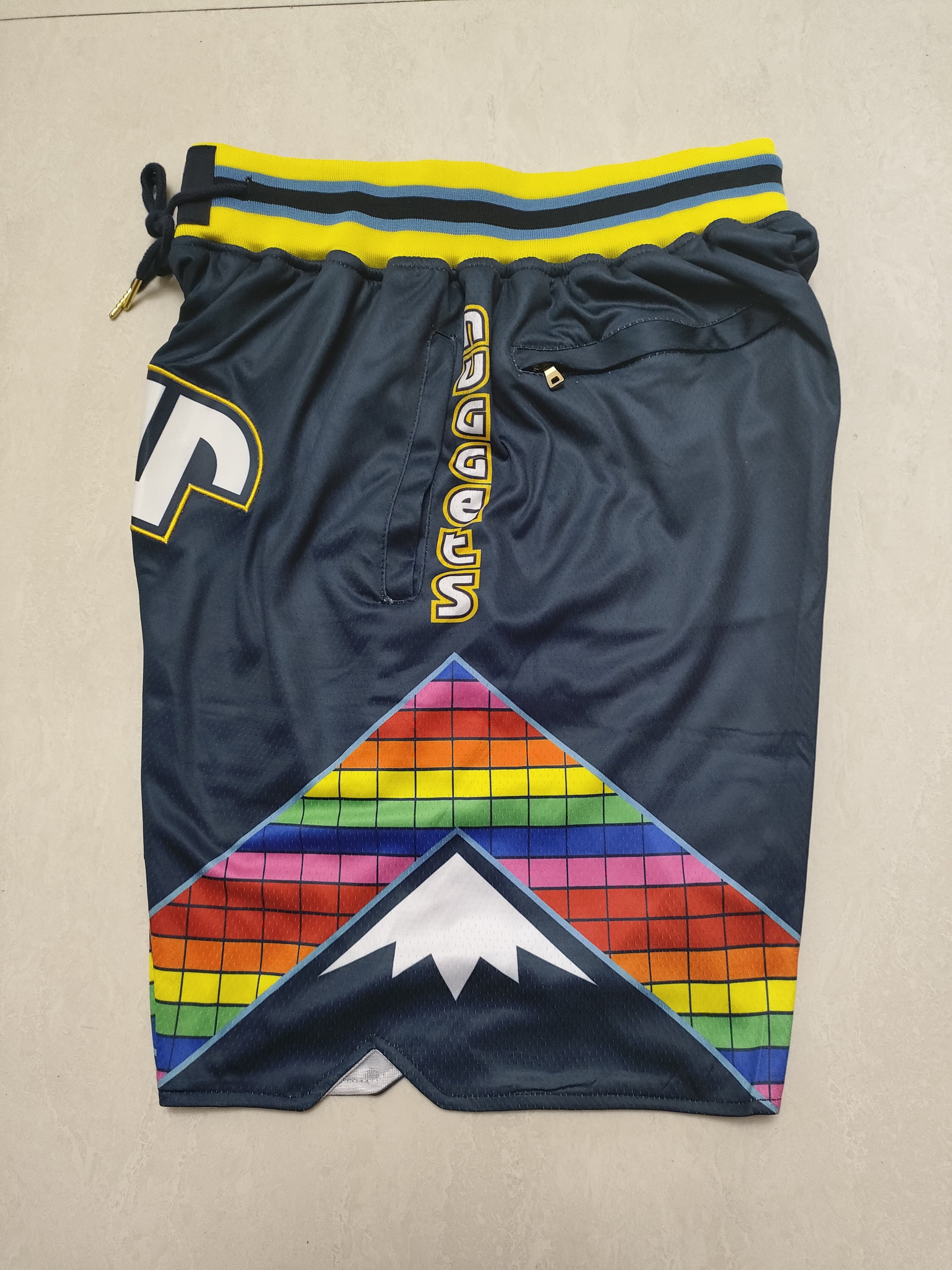 Denver Nuggets Dark Blue City Edition Pocket Shorts