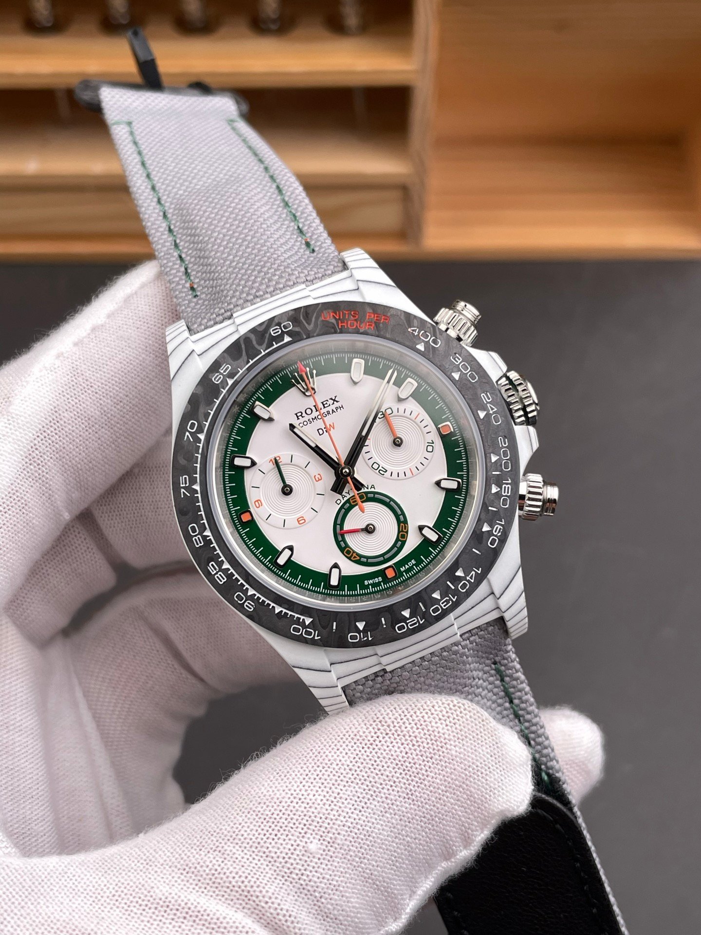 Rolex Daytona White Carbon