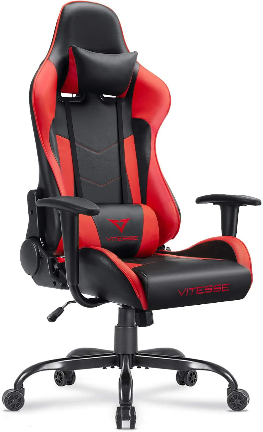 Vitesse gaming chair, 2022 Racing style gamer chair for teens,Comfortable High Back game chair,Lumbar Support and Headrest Computer Desk Chair with Height Adjustable Swivel Office Chair