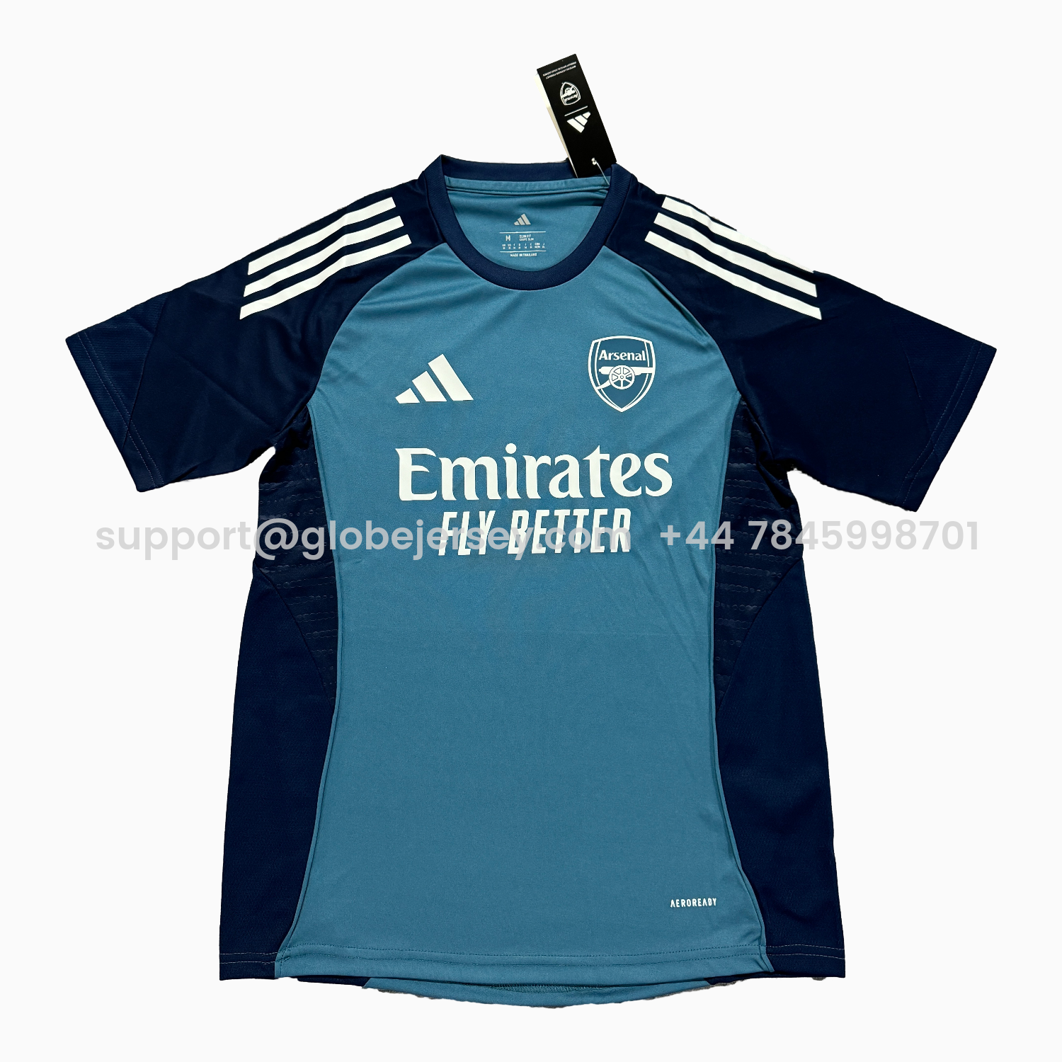 Arsenal 25-26 Blue Grey Training Jersey - Fans Version