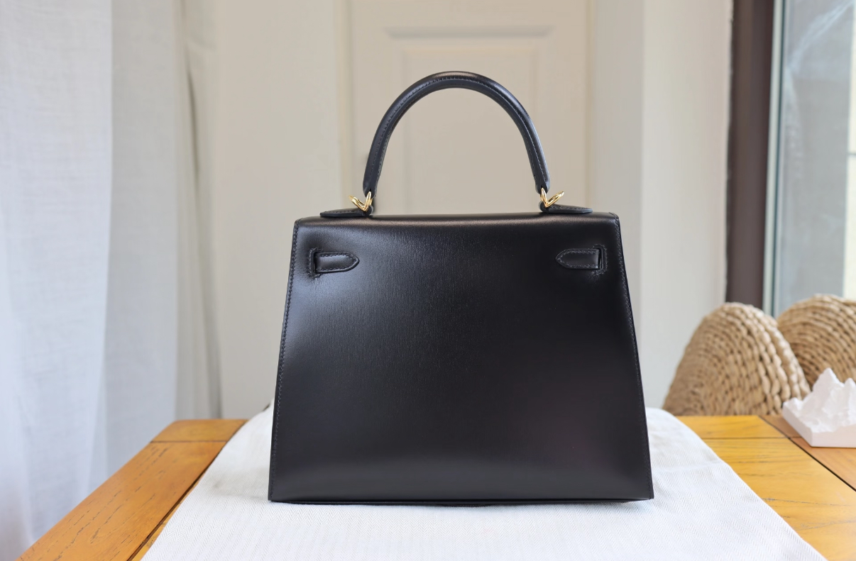 Hermès Kelly 25-28 BOX leather gold buckle custom
