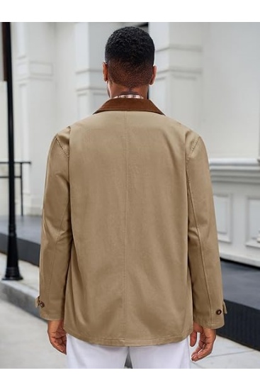 Mens Lightweight Jackets Button Down