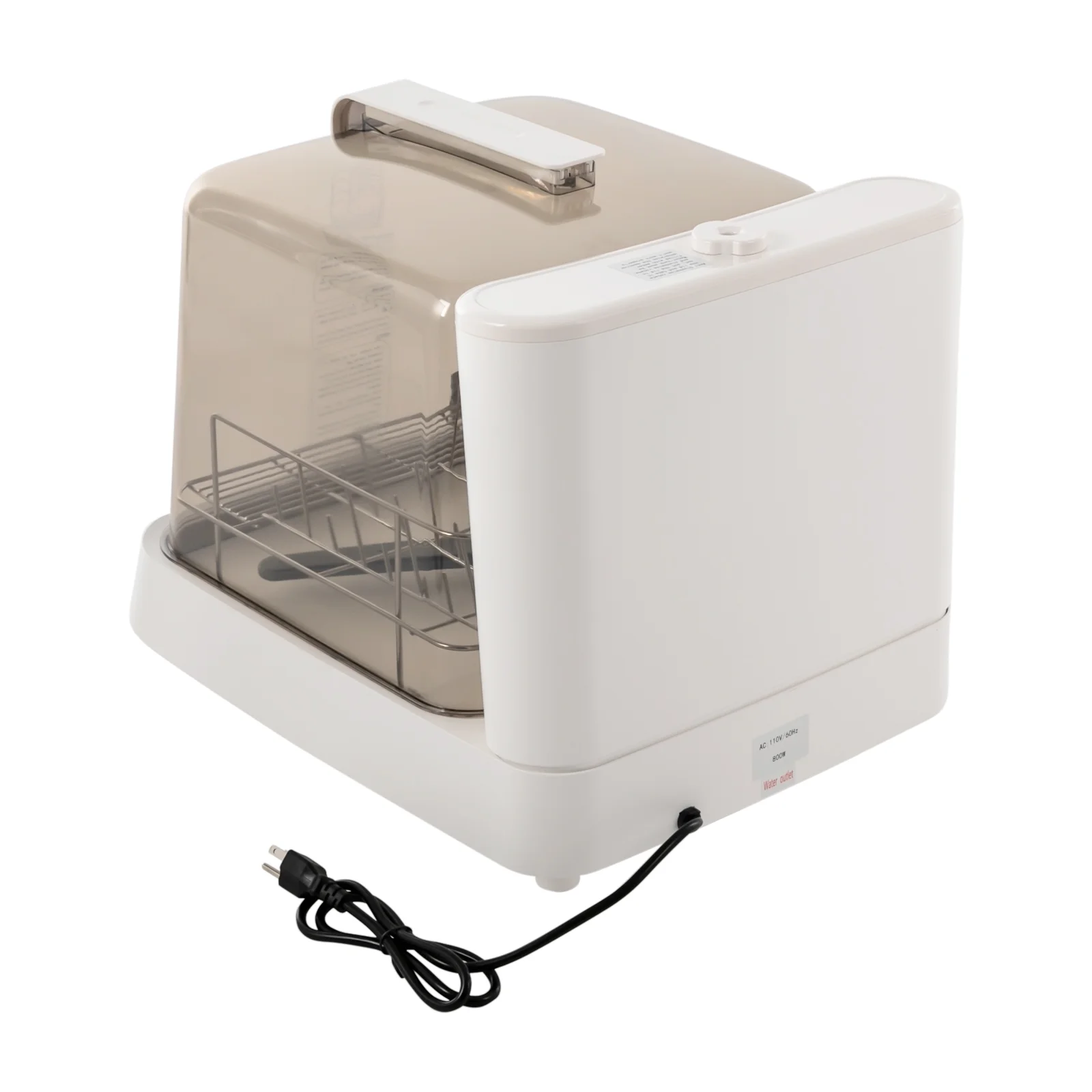 Portable Countertop Dishwasher, Automatic Dishwashing with Tank, Mini Dishwasher for Apartments, Dorms, Apartments, Dormitories, Boats